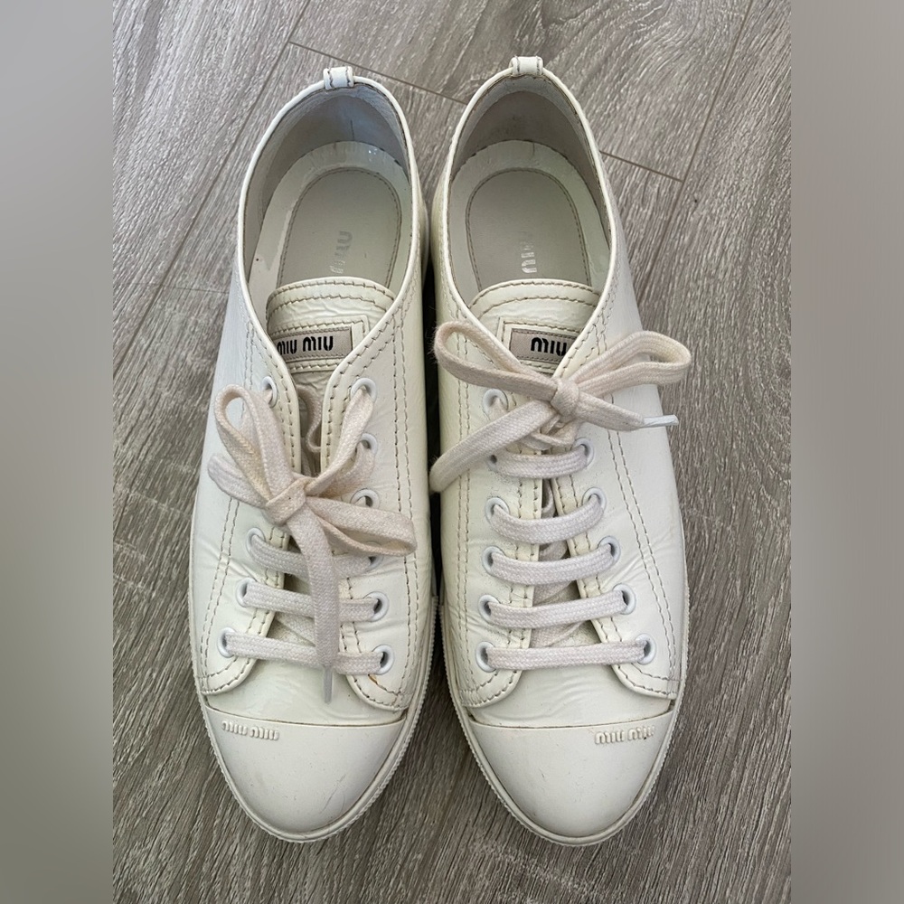 Miu Miu White Sneakers